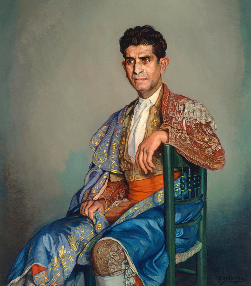 Torrero Sitting on a Chair von Ignazio Zuloaga