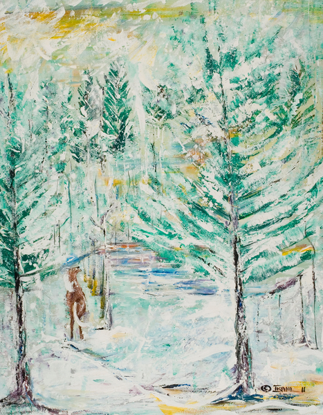 Snowy Woods von Ikahl  Beckford
