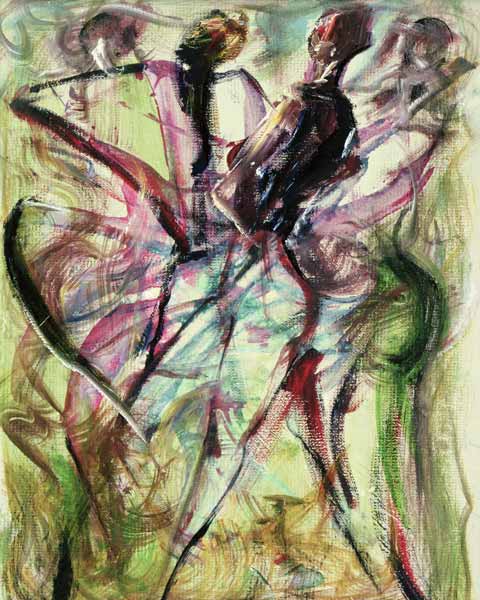 Windy Day (mixed media)  von Ikahl  Beckford