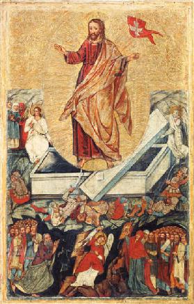 Auferstehung Christi. Altartafel aus Bezdesh (Gebiet Bretsk)