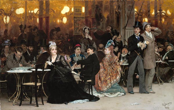 Ein pariser Cafe von Ilja Jefimowitsch Repin