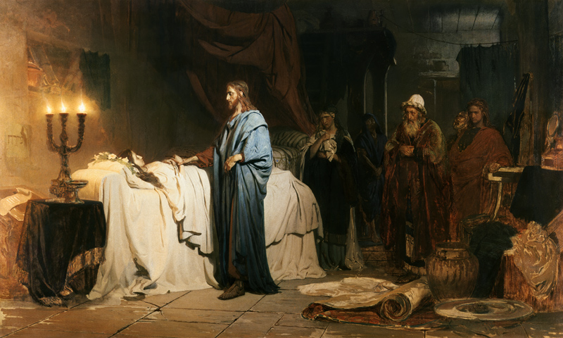 Erweckung der Tochter des Jairus von Ilja Jefimowitsch Repin