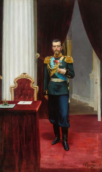 Porträt des Kaisers Nikolaus II. (1868-1918)