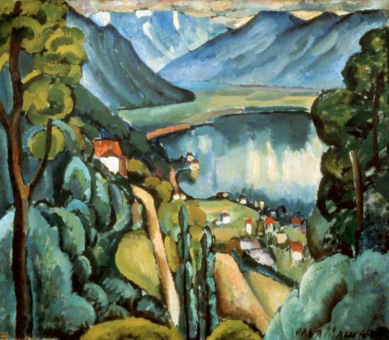 Der See Geneva von Ilya Ivanovich Mashkov