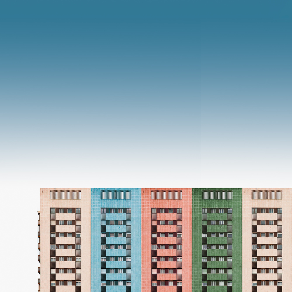 Colored buildings von Inge Schuster