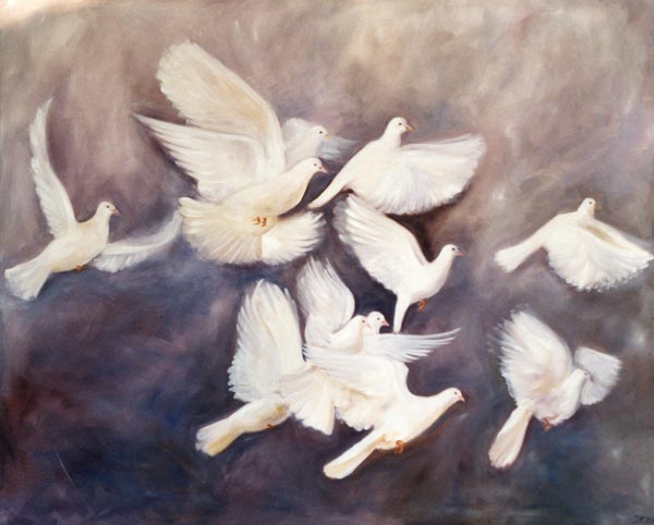 Tauben von Ingeborg Kuhn