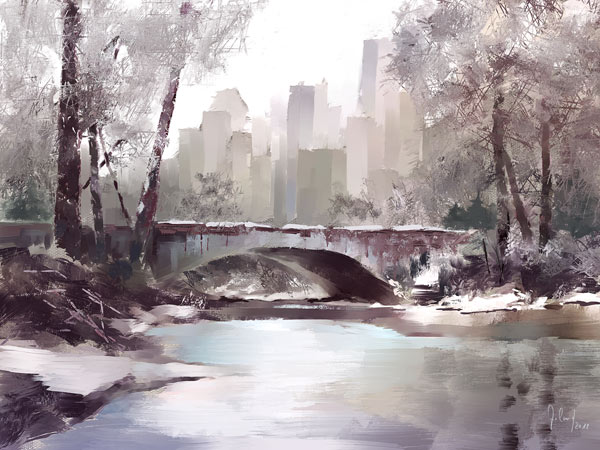 Stadtparkbrücke von Georg Ireland