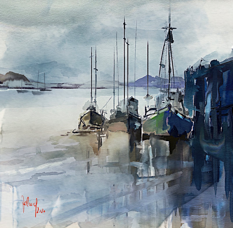 Portree Harbour von Georg Ireland