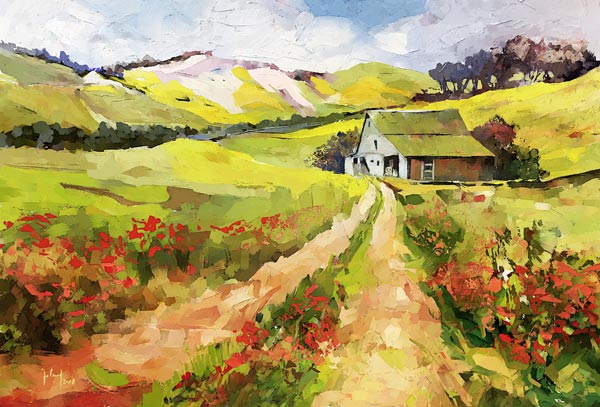 The old Barn von Georg Ireland