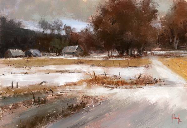 Novemberschnee von Georg Ireland