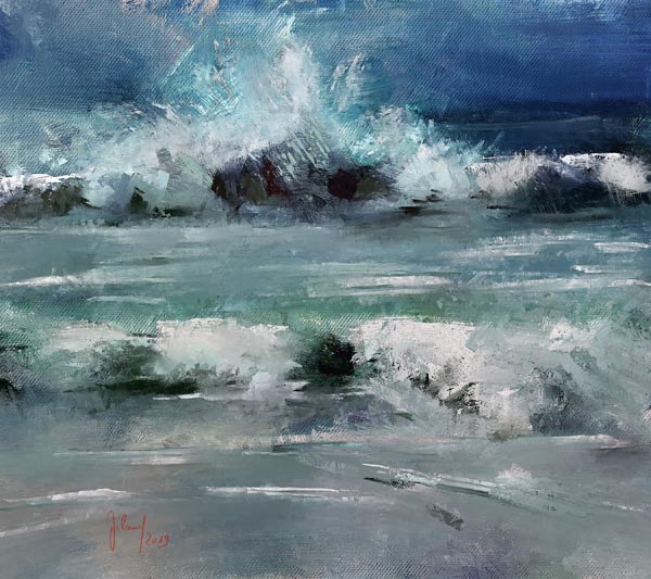 Stürmische See von Georg Ireland