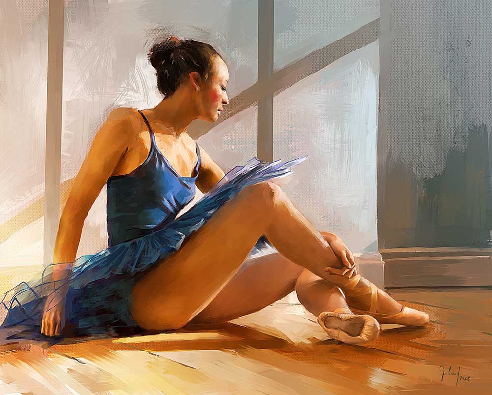 Vor der Abendprobe von Georg Ireland