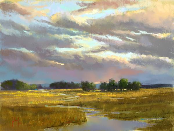 Yellow Marsh von Georg Ireland