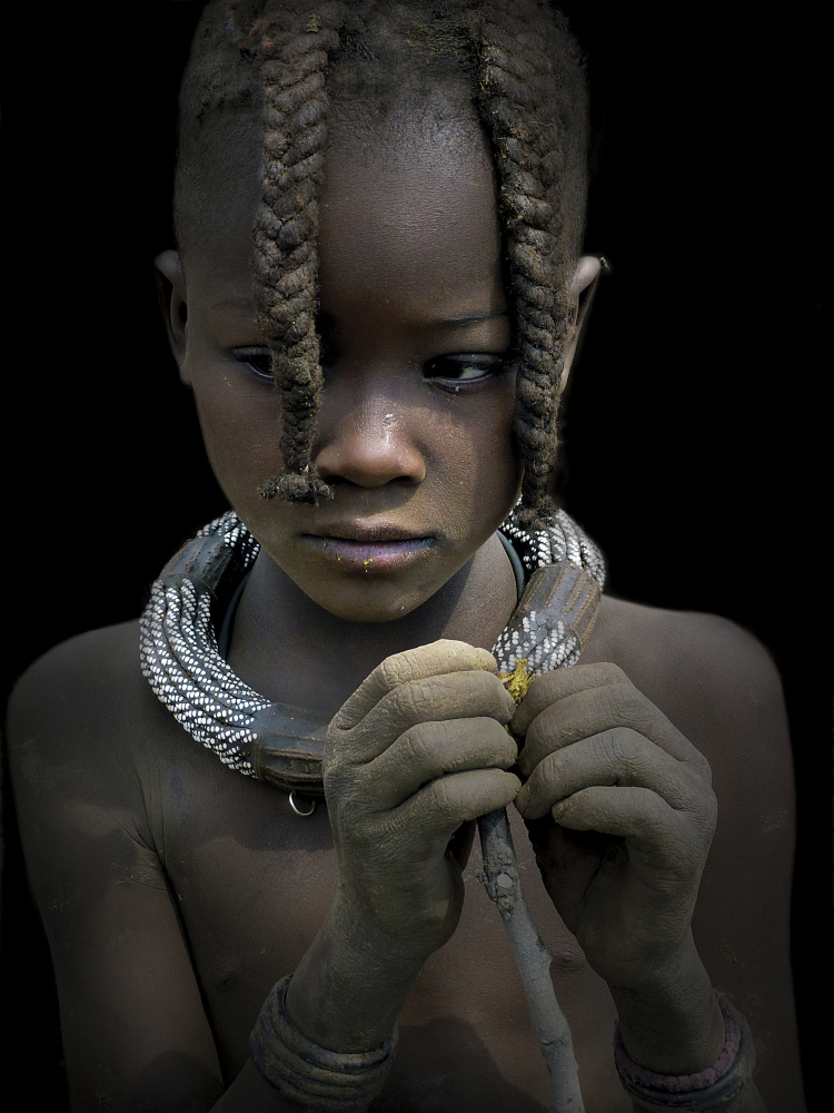Himba little girl von Irene Perovich