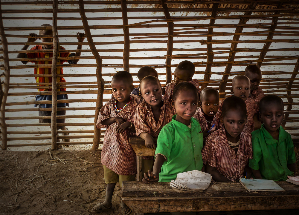 Masai children school von Irene Perovich