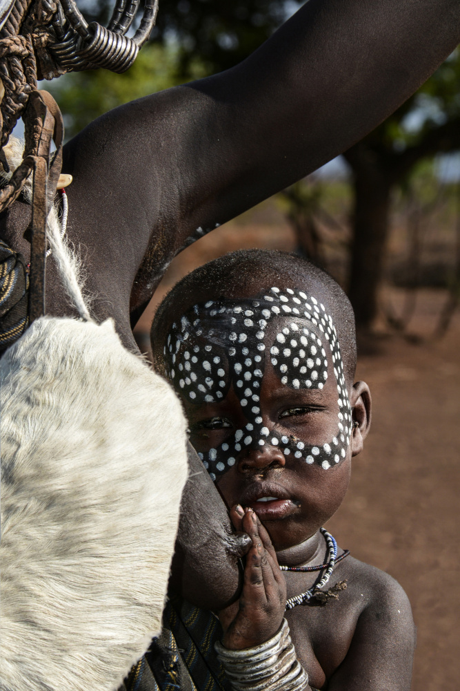 Mursi child von Irene Perovich