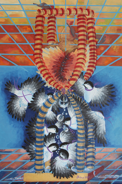 Droplets Chickadees von Irina Corduban