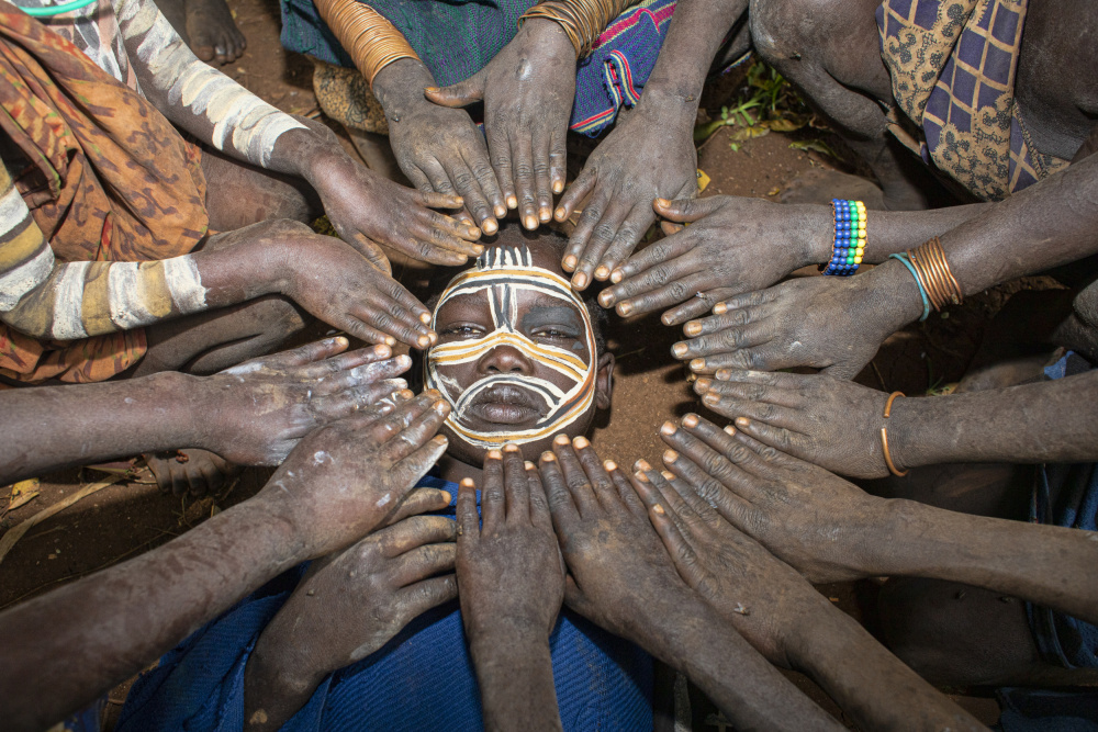 Little fingers and Face von Iris Wiener