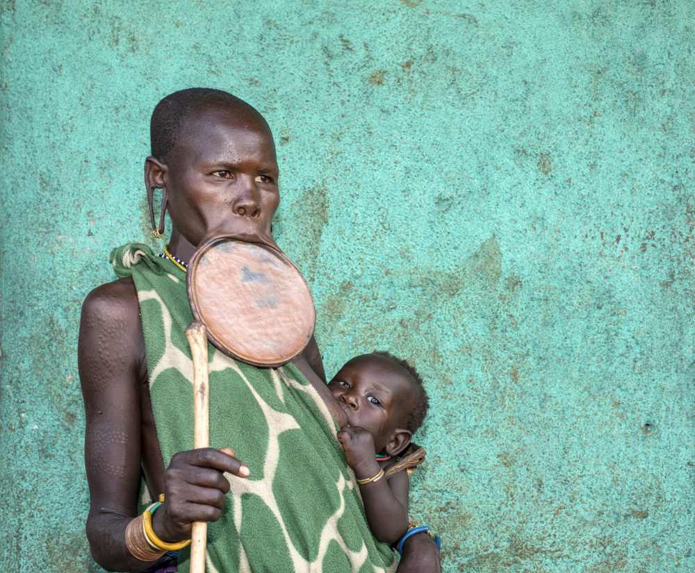 Mother and child von Iris Wiener