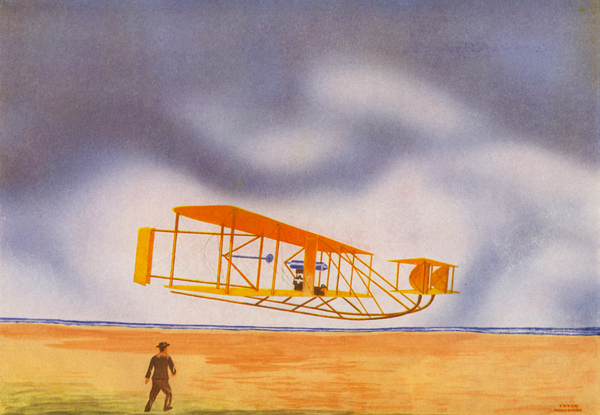 The Wright Brothers Plane von Irvin L. Holcombe