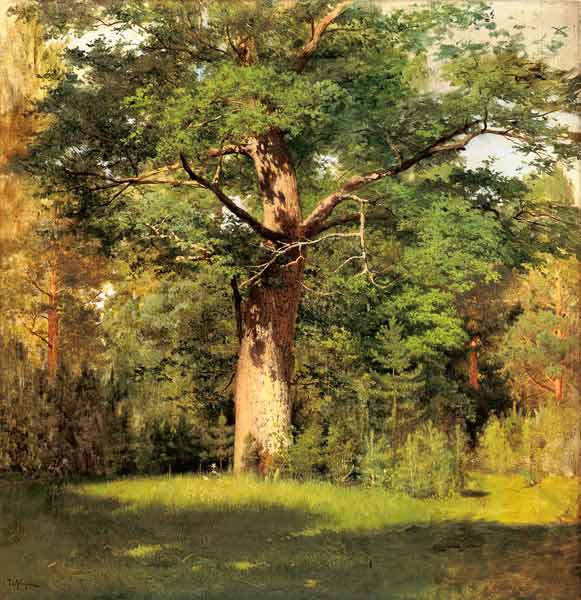 Die Eiche von Isaak Iljitsch Lewitan