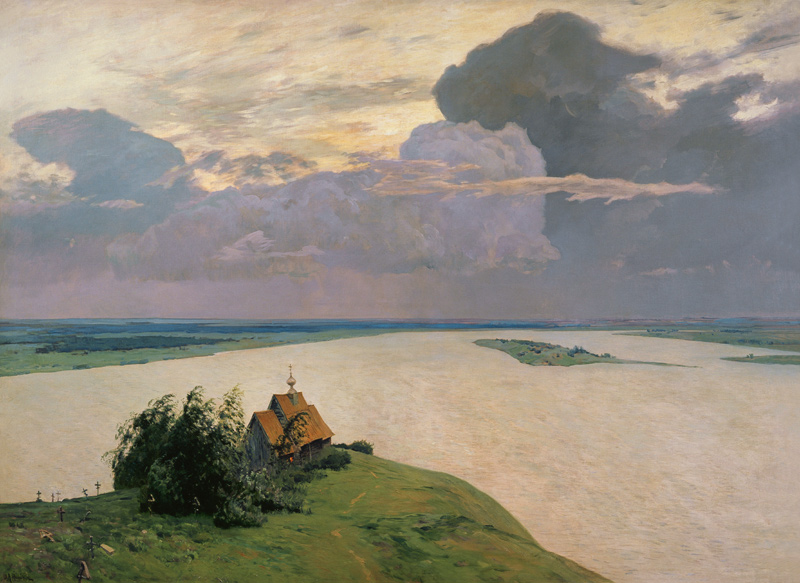 Über der ewigen Ruhe von Isaak Iljitsch Lewitan