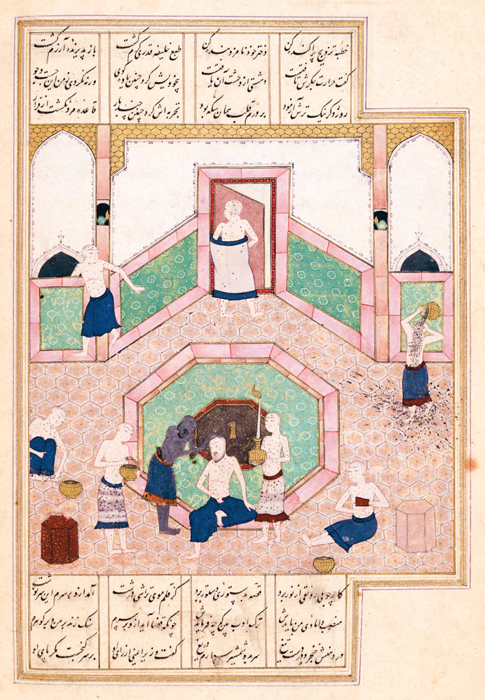 Ms D-212 fol.28b The Turkish Bath von Islamic School