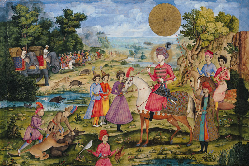 Royal Hunt, from Isfahan, Iran von Islamic School
