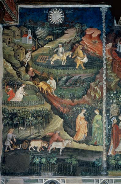 The Month of April von Scuola pittorica italiana