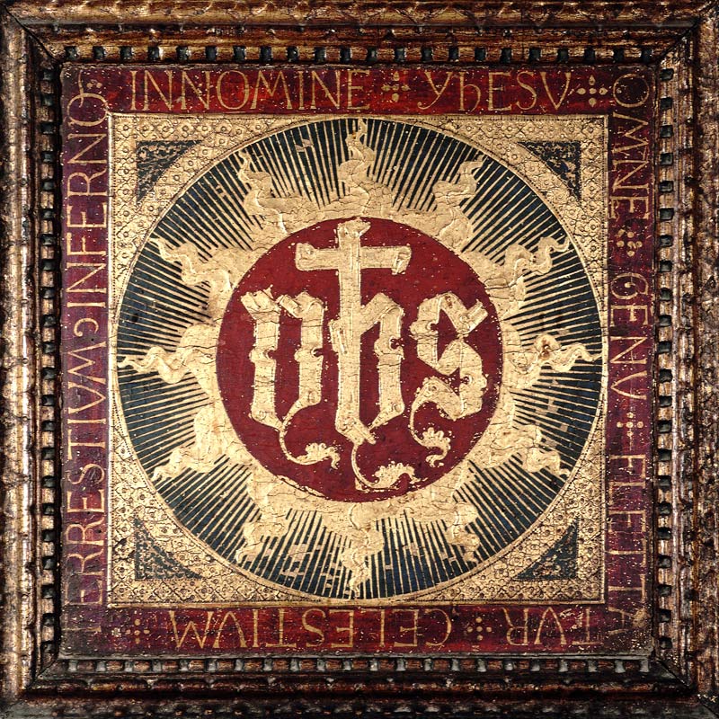 Trigramm des Hl. Bernhardin von Siena von Italienisch