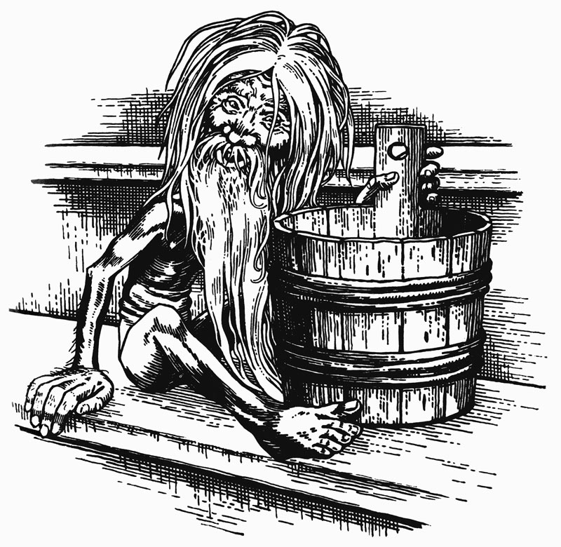 Bannik mit Uschat von Ivan Jakovlevich Bilibin