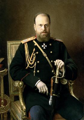 Portrait of Emperor Alexander III (1845-94) 1886