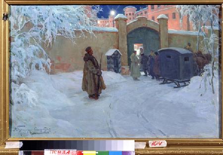 The Arrival Of Prisoners To The Peniteier