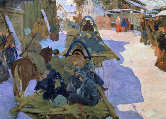 Captive Germans von Ivan Silych Goriuschkin-Sorokopudov