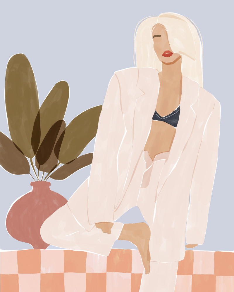 Too Lazy To Yoga von Ivy Green Illustrations