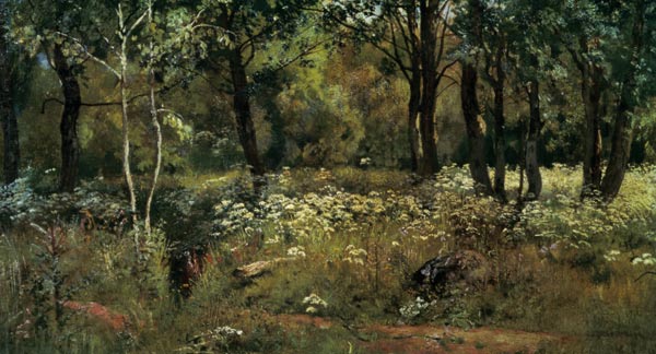 Die Waldwiese von Iwan Iwanowitsch Schischkin
