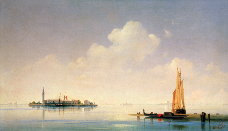 Die Lagune von Venedig. Blick auf San Giorgio Maggiore von Iwan Konstantinowitsch Aiwasowski
