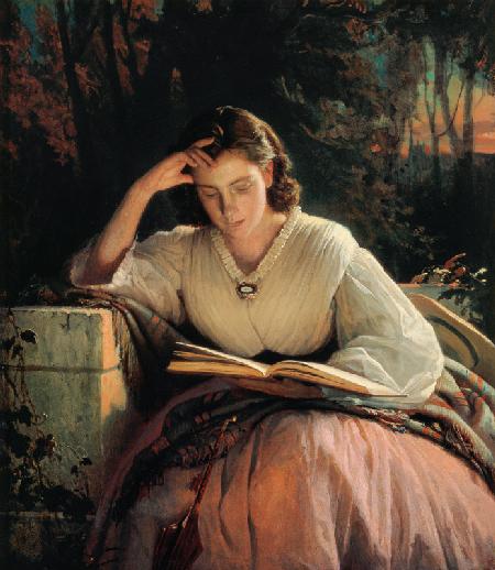 Das Lesen (Bildnis Malers Frau)