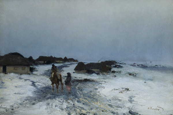 Dämmerung im Winter von Iwan Pawlowitsch Pochitonow