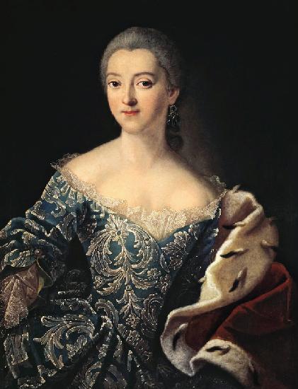 Porträt der Fürstin Jekaterina Lobanowa-Rostowskaja (1735-1802)