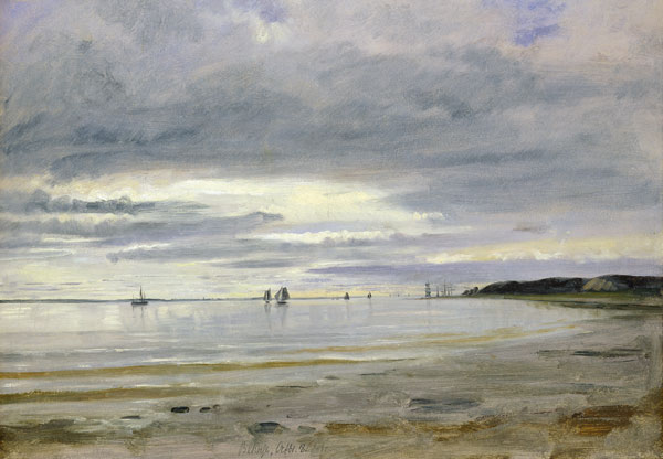 The Beach at Blankenese von Jacob Gensler