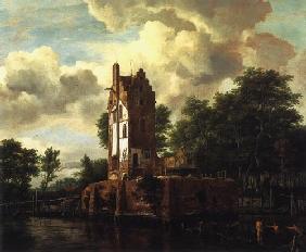 Die Ruine des Huis Kostverloren an der Amstel bei Amsterdam