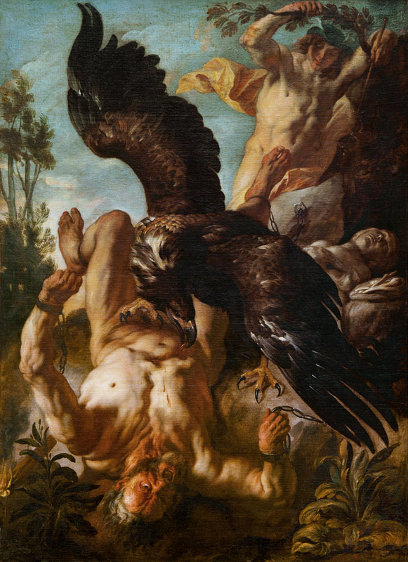 Der gefesselte Prometheus von Jacob Jordaens