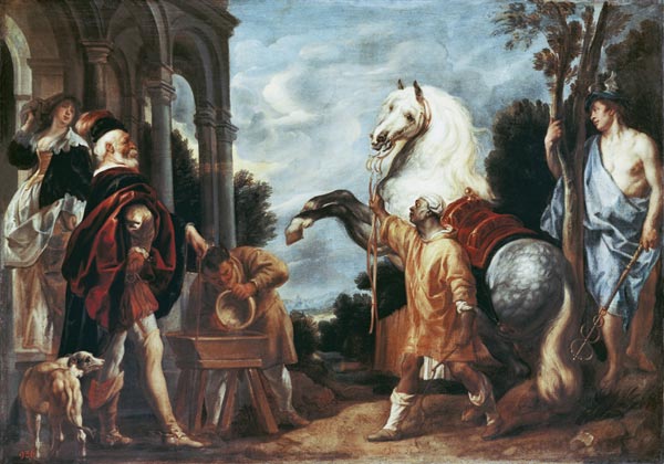 Jordaens,J./Das Auge des Herrn.../17.Jh. von Jacob Jordaens