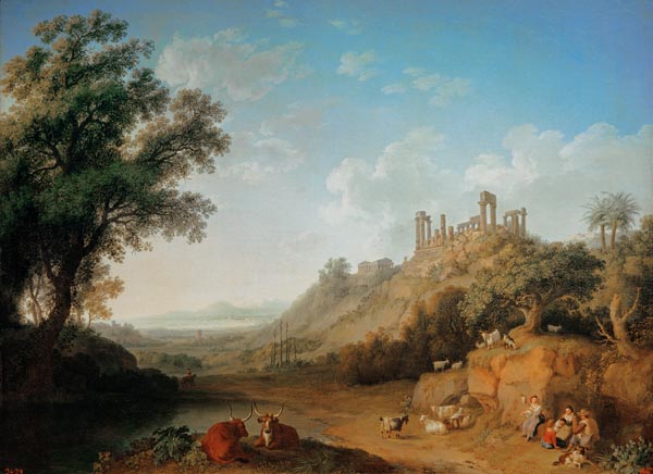 Landschaft Agrigent von Jacob Philipp Hackert