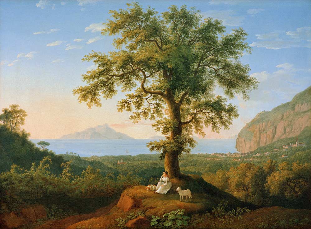 Am Golf von Sorrent von Jacob Philipp Hackert