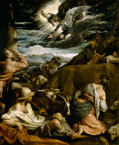 The Annunciation to the Shepherds von Jacopo Bassano