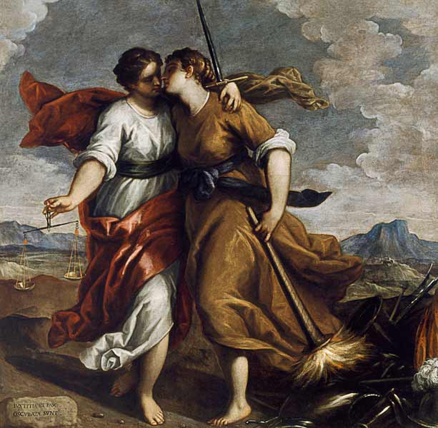 Justice and Peace von Jacopo Palma il Giovane