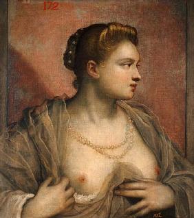 Tintoretto / Woman with Uncovered Breast