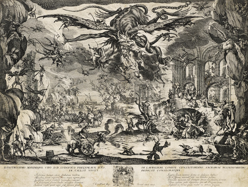 Die Versuchung des heiligen Antonius von Jacques Callot
